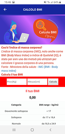 Schermata App